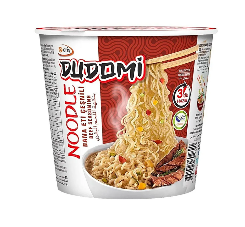 resm Dudomi Dana Eti Çeşnili Noodle Bardak 60 g