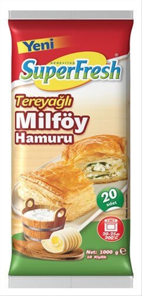 resm Superfresh Tereyağlı Milföy 1 kg