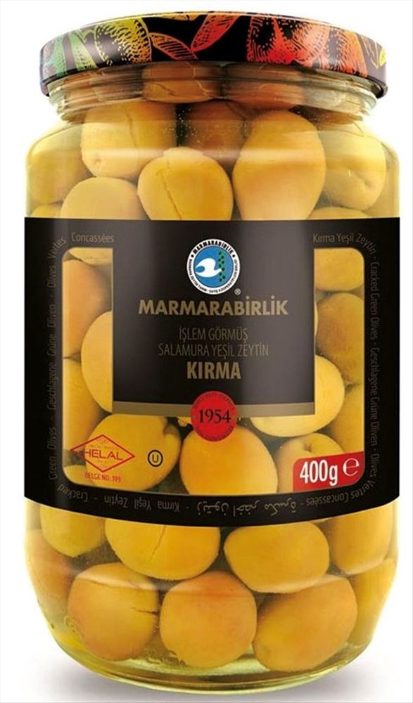 resm Marmara Birlik Kırma Yeşil Zeytin (4XL) 141-160 400 g