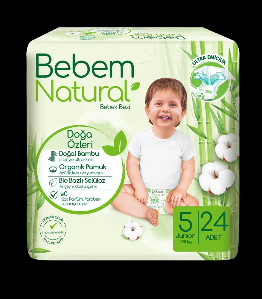 resm Bebem Natural Jumbo 5 Junior 24'lü