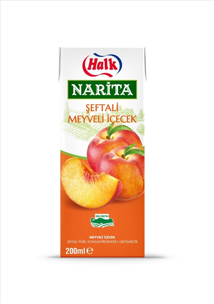 HalkNaritaŞeftaliMeyveliİçecek200ml27'li