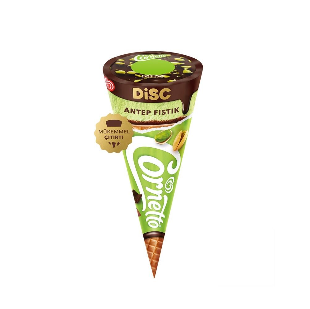 Corneto Disc Antep Fıstık Çikolata 24x130ml | Bizim Toptan Market