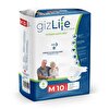 resm Gizlife Hasta Bezi Medium 10'lu