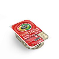 Namlı Aç Bitsin Soslu Biberli Yeşil Zeytin 150 g