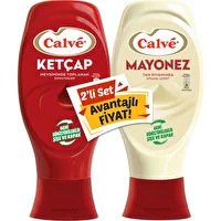 Calve Set 2'li Ketçap Mayonez 1140 g