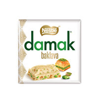 Nestle Damak Antep Fıstıklı Baklavalı Beyaz Kare Çikolata 60 g