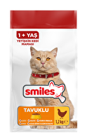 Smiles Tavuklu Yetişkin Kedi Maması 1,2 Kg
