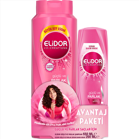 Elidor Güçlü Parlaklık Şampuan 400 ml + Saç Kremi 200 ml