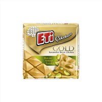 Eti Gold Antep Fıstıklı Karamelize Kare Çikolata 60 g