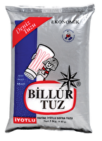 Billur İyotlu Tuz 3 kg