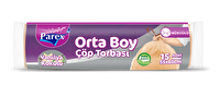 Parex Büzgülü Vanilya Orta Boy Çöp Torbası 15'li