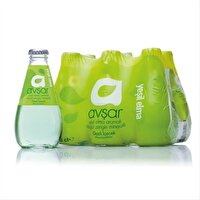 Avşar Yeşil Elma Aromalı Maden Suyu 200 ml 6'lı
