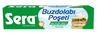 Sera Büyük Boy Buzdolabı Poşeti 30x45 Adet