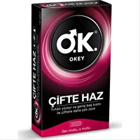 Okey Çifte Haz Prezervatif 10'lu