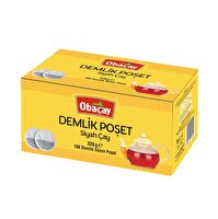 Obaçay 3,2 Demlik Poşet 100Lü Siyah Çay