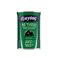 Aytaç Siyah Zeytin Az Tuzlu S (291-320) 800g