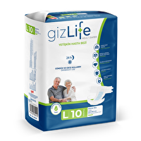 Gizlife Hasta Bezi Large 10'lu