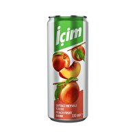 İçim Şeftali Meyveli İçecek Kutu 330 ml 12'li