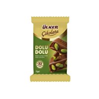 Ülker Dolu Dolu %32 Antep Fıstıklı Çikolata 77g
