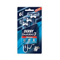 Derby Samurai 3 Platinum Tıraş Bıçağı 6'lı