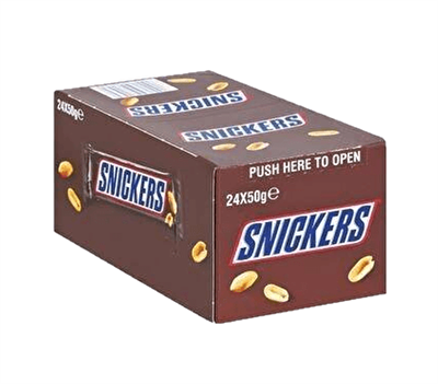 Snickers Fıstıklı Sütlü Çikolata 24'lü 50 g