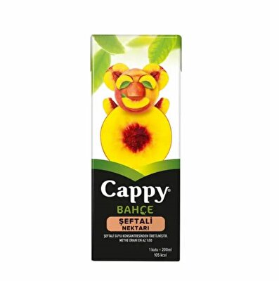 Cappy Şeftali Meyve Nektarı 200 ml 27'li