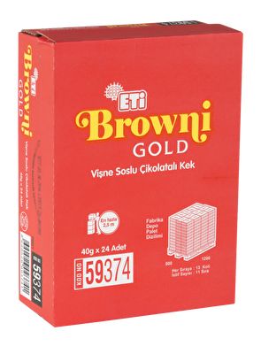 Eti Browni Gold Vişneli 45 g 24'lü