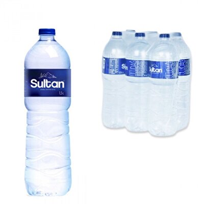 Sultan Doğal Kaynak Suyu 1,5 L 6'lı