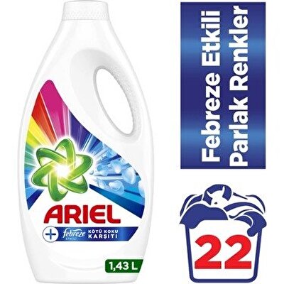 Ariel febreze Etkili Sıvı Deterjanı 22 Yıkama