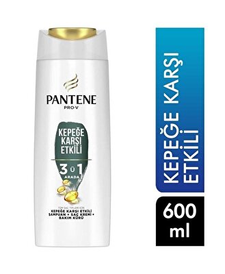 Pantene Şampuan Kepeğe Karşı 3 In 1 600 ml