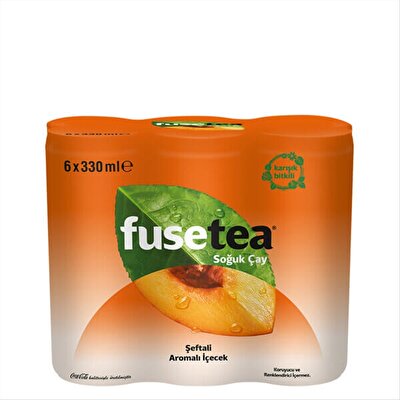 Fuse Tea Ice Tea Şeftali M.P. 6x330 ml