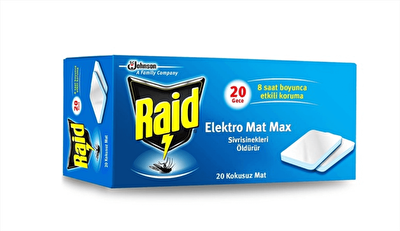 Raid Electro Mat Yedek Tablet 20'li