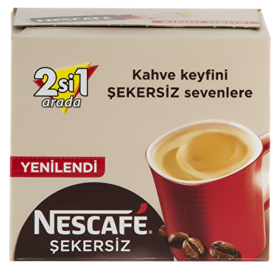 Nescafe 2+1 Şekersiz 48x10 g