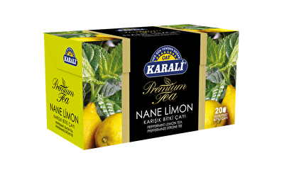 Karali Premium Nane Limon Bitki Çayı 20'li