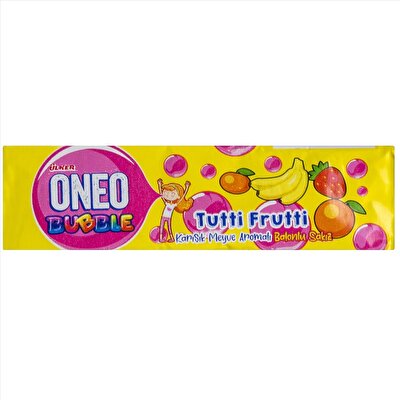 Ülker Oneo Tutti Frutti Karışık Meyve Aromalı 22,5 g 18'li