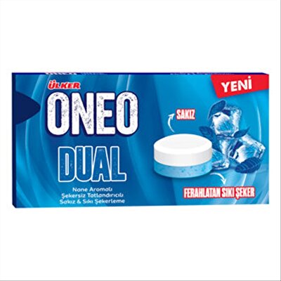 Ülker Oneo Dual Nane Aromalı Sakız&Sıkı Şeker 13,9 g 18'li