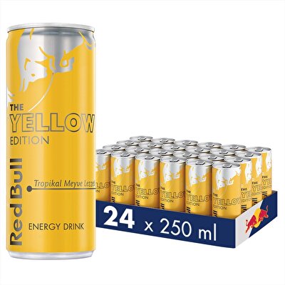 Red Bull Yellow Enerji İçeceği 250 ml 24'lü