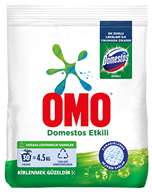 Omo Domestos Etkili Çamaşır Deterjanı Toz 4,5 kg