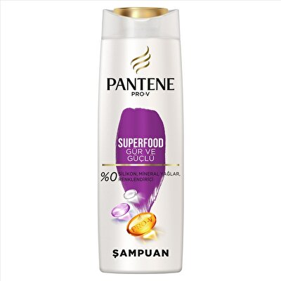 Pantene Superfood Gür ve Güçlü Şampuan 400 ml