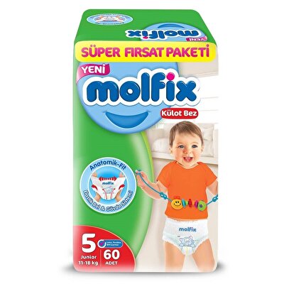 Molfix Külot Bez Süper Fırsat 5 No 60'lı