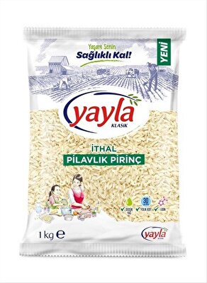 Yayla İthal Pilavlık Pirinç 1 kg