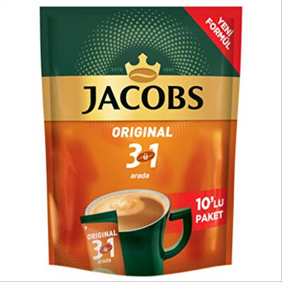 Jacobs 3ü 1 Arada Kahve 10x16 g