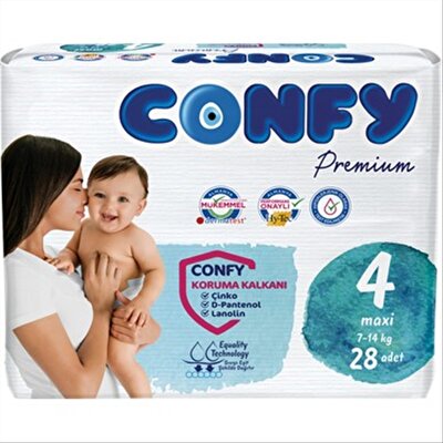 Confy Premium Ekonomik Maxi (4) 28'li