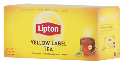 Lipton Yellow Label Bardak Poşet Çay 25x2 g