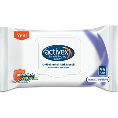 Activex Antibakteriyel Islak Men. 56'lı