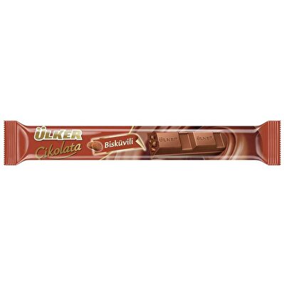 Ülker Baton Çikolata Sütlü Bisküvili 14 g 24'lü