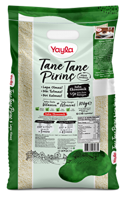 Yayla Tane Tane Pirinç 10 kg