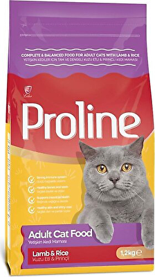 Proline Kuzu Eti & Pirinçli Yetişkin Kedi Maması 1,2 kg