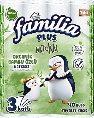 Familia Tuvalet Kağıdı Natural 40'lı