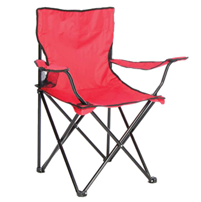 Katlanır Kamp Sandalyesi Kırmızı